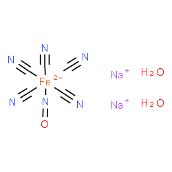 ChemSpider 2D Image | Sodium nitroprusside dihydrate | C5H4FeN6Na2O3