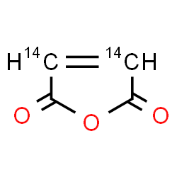 ChemSpider 2D Image | 2,5-(3,4-~14~C_2_)Furandione | C214C2H2O3