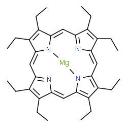 ChemSpider 2D Image | [2,3,7,8,12,13,17,18-Octaethylporphyrinato(2-)-kappa~2~N~21~,N~23~]magnesium | C36H44MgN4