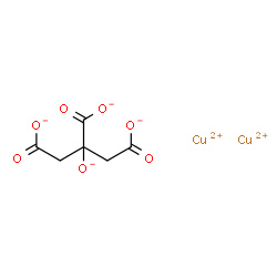 ChemSpider 2D Image | Cupric citrate | C6H4Cu2O7