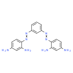 ChemSpider 2D Image | 4,4'-(1,3-Phenylenedidiazene-2,1-diyl)dibenzene-1,3-diamine | C18H18N8