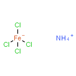 ChemSpider 2D Image | Ammonium tetrachloroferrate(1-) | H4Cl4FeN