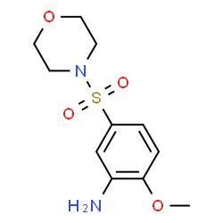 ChemSpider 2D Image | 2-methoxy-5-(morpholinosulfonyl)aniline | C11H16N2O4S