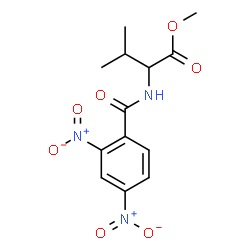 ChemSpider 2D Image | Methyl N-(2,4-dinitrobenzoyl)valinate | C13H15N3O7