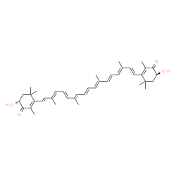 ChemSpider 2D Image | Meso-Astaxanthin | C40H52O4