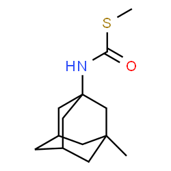 ChemSpider 2D Image | S-Methyl (3-methyladamantan-1-yl)carbamothioate | C13H21NOS