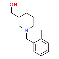 ChemSpider 2D Image | (1-(2-Methylbenzyl)piperidin-3-yl)methanol | C14H21NO