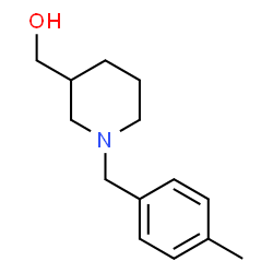 ChemSpider 2D Image | [1-(4-Methylbenzyl)-3-piperidinyl]methanol | C14H21NO