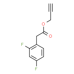 ChemSpider 2D Image | 2-Propyn-1-yl (2,4-difluorophenyl)acetate | C11H8F2O2