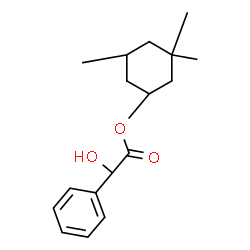 ChemSpider 2D Image | 3,3,5-Trimethylcyclohexyl hydroxy(phenyl)acetate | C17H24O3