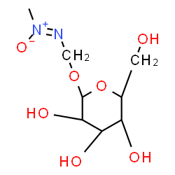 ChemSpider 2D Image | [(Z)-Methyl-ONN-azoxy]methyl hexopyranoside | C8H16N2O7