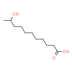 ChemSpider 2D Image | 10-Hydroxyundecanoic acid | C11H22O3