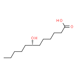 ChemSpider 2D Image | 7S-Hydroxydodecanoic acid | C12H24O3