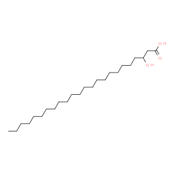 ChemSpider 2D Image | 3-Hydroxytetracosanoic acid | C24H48O3