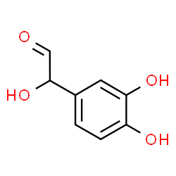 ChemSpider 2D Image | (3,4-Dihydroxyphenyl)(hydroxy)acetaldehyde | C8H8O4