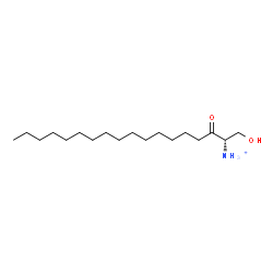 ChemSpider 2D Image | 3-dehydrosphinganinium(1+) | C18H38NO2