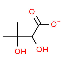 ChemSpider 2D Image | 2,3-Dihydroxy-3-methylbutanoate | C5H9O4
