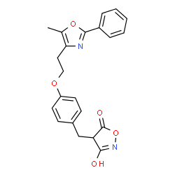 ChemSpider 2D Image | (R)-reglitazar | C22H20N2O5