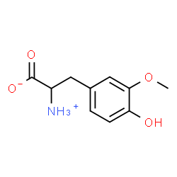 ChemSpider 2D Image | D-3-O-methyldopa | C10H13NO4