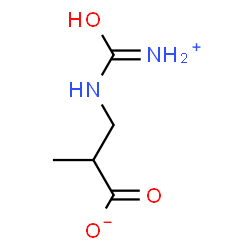 ChemSpider 2D Image | 3-[(Ammoniocarbonyl)amino]-2-methylpropanoate | C5H10N2O3