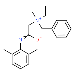 ChemSpider 2D Image | 2-[Benzyl(diethyl)ammonio]-N-(2,6-dimethylphenyl)ethanimidate | C21H28N2O