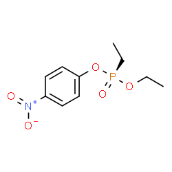 ChemSpider 2D Image | Ethyl 4-nitrophenyl ethylphosphonate | C10H14NO5P