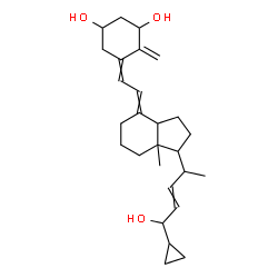 ChemSpider 2D Image | 26,27-Cyclo-9,10-secocholesta-5,7,10,22-tetraene-1,3,24-triol | C27H40O3