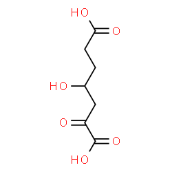ChemSpider 2D Image | 4-Hydroxy-2-oxoheptanedioic acid | C7H10O6