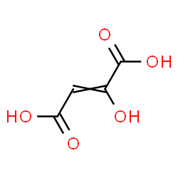 ChemSpider 2D Image | 2-Hydroxy-2-butenedioic acid | C4H4O5
