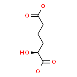 ChemSpider 2D Image | 2-Hydroxyhexanedioate | C6H8O5