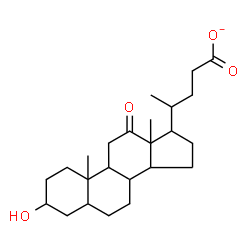 ChemSpider 2D Image | 3-Hydroxy-12-oxocholan-24-oate | C24H37O4