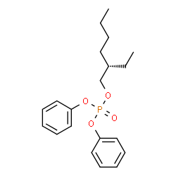 ChemSpider 2D Image | (2S)-2-Ethylhexyldiphenyl phosphate | C20H27O4P