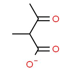 ChemSpider 2D Image | 2-Methyl-3-oxobutanoate | C5H7O3
