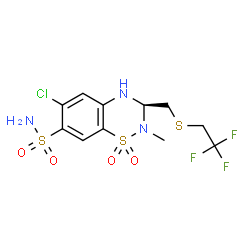ChemSpider 2D Image | (R)-Polythiazide | C11H13ClF3N3O4S3