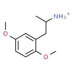 ChemSpider 2D Image | 1-(2,5-Dimethoxyphenyl)-2-propanaminium | C11H18NO2