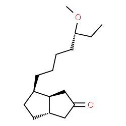 ChemSpider 2D Image | 4-(5-Methoxyheptyl)hexahydro-2(1H)-pentalenone | C16H28O2
