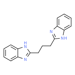 ChemSpider 2D Image | 1,3-Bis(1H-benzo[d]imidazol-2-yl)propane | C17H16N4