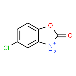 ChemSpider 2D Image | 5-Chloro-2-oxo-2,3-dihydro-1,3-benzoxazol-3-ium | C7H5ClNO2