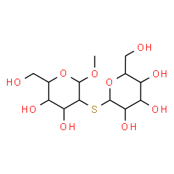 ChemSpider 2D Image | Methyl 2-S-hexopyranosyl-2-thiohexopyranoside | C13H24O10S