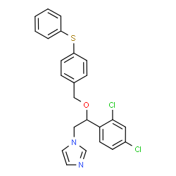 ChemSpider 2D Image | (S)-fenticonazole | C24H20Cl2N2OS