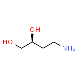 ChemSpider 2D Image | (2S)-4-Amino-1,2-butanediol | C4H11NO2