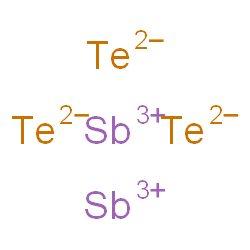ChemSpider 2D Image | Antimony(3+) telluride (2:3) | Sb2Te3
