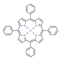 ChemSpider 2D Image | [5,10,15,20-Tetraphenylporphyrinato(2-)-kappa~4~N~21~,N~22~,N~23~,N~24~]zinc | C44H28N4Zn