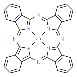 ChemSpider 2D Image | [29H,31H-Phthalocyaninato(2-)-kappa~4~N~29~,N~30~,N~31~,N~32~]zinc | C32H16N8Zn