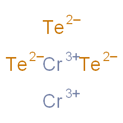 ChemSpider 2D Image | Chromium(3+) telluride (2:3) | Cr2Te3