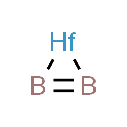ChemSpider 2D Image | 1,2-dibora-3$l^{2}-hafnacyclopropene | B2Hf