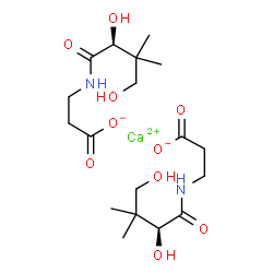 ChemSpider 2D Image | calcium D-Pantothenate | C18H32CaN2O10