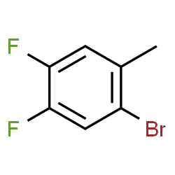 ChemSpider 2D Image | 2-Bromo-4,5-difluorotoluene | C7H5BrF2