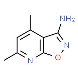 ChemSpider 2D Image | 4,6-dimethylisoxazolo[5,4-b]pyridin-3-amine | C8H9N3O