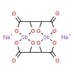 ChemSpider 2D Image | sodium tartar emetic | C8H4Na2O12Sb2